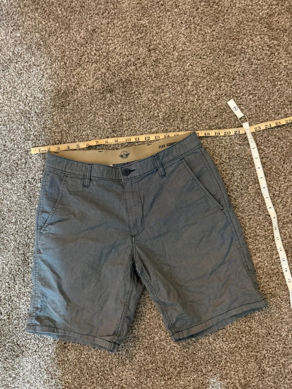 Dockers Flex Comfort Grey Casual Shorts Size 30
